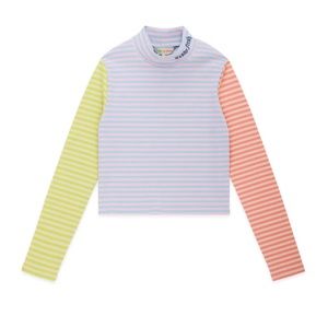 Teddy Fresh Women’s Colour Block Mock Neck